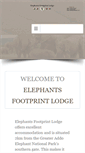 Mobile Screenshot of elephantsfootprint.co.za