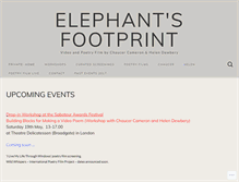 Tablet Screenshot of elephantsfootprint.com